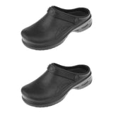 Maxbell 2pairs Men Women Cook  Nursing Shoes Ultralite Clogs with Strap