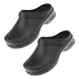 Maxbell 2pairs Men Women Cook  Nursing Shoes Ultralite Clogs with Strap