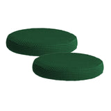 Maxbell 2Pcs Luxury Round Bar Stool Cushion Covers with Elastic Dustproof Slipcover