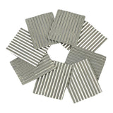Maxbell 16Pcs Steel Shed Corrugated Tile Miniature Sand Table Material Layouts