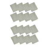 Maxbell 16Pcs Steel Shed Corrugated Tile Miniature Sand Table Material Layouts