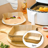Maxbell 100x Air Fryer Disposable Paper Liner Non-Stick Oil-Proof Baking Paper