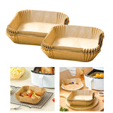 Maxbell 100x Air Fryer Disposable Paper Liner Non-Stick Oil-Proof Baking Paper