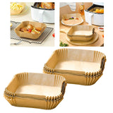 Maxbell 100x Air Fryer Disposable Paper Liner Non-Stick Oil-Proof Baking Paper