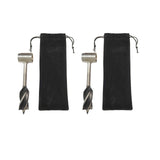 Maxbell 2xOutdoor Hand Tools Camping Survival Hand Drill Support Drill Wood Puncher