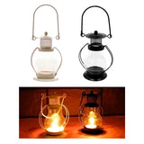 Maxbell 2 pcs Candlestick Kerosene Lamp for Indoor Decorative Outdoor Patio Home