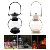Maxbell 2 pcs Candlestick Kerosene Lamp for Indoor Decorative Outdoor Patio Home