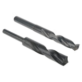 Maxbell 2Pieces High Speed Steel 1/2 Drill Straight Shank Twist Metal Drill Bit