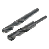 Maxbell 2Pieces High Speed Steel 1/2 Drill Straight Shank Twist Metal Drill Bit