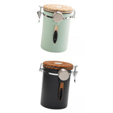 Maxbell 2Pcs Coffee Jar Container Stainless Steel Airtight Canister Kitchen Storage