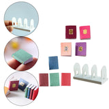 Maxbell 8 PCS Miniature Books with Bookshelf Set 1:12 Scale Dollhouse