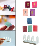 Maxbell 8 PCS Miniature Books with Bookshelf Set 1:12 Scale Dollhouse
