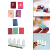 Maxbell 8 PCS Miniature Books with Bookshelf Set 1:12 Scale Dollhouse