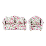 Maxbell 2Pcs 1:12 Simulation Sofa Furniture Scenery Dollhouse Home Oranments