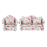 Maxbell 2Pcs 1:12 Simulation Sofa Furniture Scenery Dollhouse Home Oranments