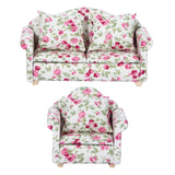 Maxbell 2Pcs 1:12 Simulation Sofa Furniture Scenery Dollhouse Home Oranments