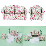 Maxbell 2Pcs 1:12 Simulation Sofa Furniture Scenery Dollhouse Home Oranments