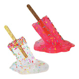 Maxbell 2x Resin Melting Ice Cream Sculpture Art Modern Home Desk Decor Ornament