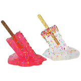 Maxbell 2x Resin Melting Ice Cream Sculpture Art Modern Home Desk Decor Ornament
