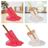 Maxbell 2x Resin Melting Ice Cream Sculpture Art Modern Home Desk Decor Ornament