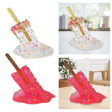 Maxbell 2x Resin Melting Ice Cream Sculpture Art Modern Home Desk Decor Ornament