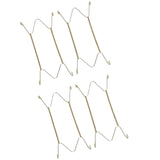 Maxbell 4 pcs Invisible Wall Hanging Plate Hook Hanger Dish Display Holder