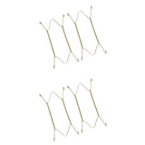 Maxbell 4 pcs Invisible Wall Hanging Plate Hook Hanger Dish Display Holder