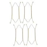 Maxbell 4 pcs Invisible Wall Hanging Plate Hook Hanger Dish Display Holder