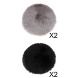 Maxbell 2 Pieces Sheepskin  Skin Faux Fur Fake Rug