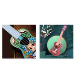 Maxbell 2pcs Ukulele Toy Small Guitar Cute Portable for Cultivate Interest Kids