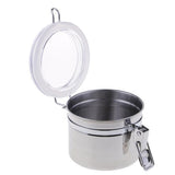 Maxbell 2 Pieces Stainless Steel Pipe Tobacco Tin Can Humidifier Humidor Box Pots