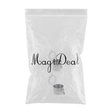 Maxbell 2 Pieces Stainless Steel Pipe Tobacco Tin Can Humidifier Humidor Box Pot
