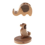 Maxbell 2 Pieces Wooden Phone Stand Cell Phone Holder for iPhone X