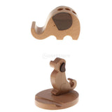 Maxbell 2 Pieces Wooden Phone Stand Cell Phone Holder for iPhone X
