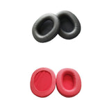 Maxbell 2 Pairs Earpads Ear Pads for Edifier W800BT Headphone Headset Black Red