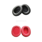 Maxbell 2 Pairs Earpads Ear Pads for Edifier W800BT Headphone Headset Black Red
