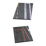 Maxbell 2pcs 1/72 Scale Fighter Airport Runway Platform Wooden Simulation Display