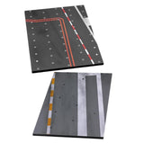 Maxbell 2pcs 1/72 Scale Fighter Airport Runway Platform Wooden Simulation Display