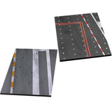 Maxbell 2pcs 1/72 Scale Fighter Airport Runway Platform Wooden Simulation Display