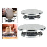 Maxbell 2x Sculpting Wheel Turntable Pottery Stand Turn for Model Building