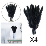 Maxbell 60x Dried Pampas Grass Phragmites Reed Flower Bunch Home Wedding Decor Gift