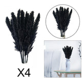 Maxbell 60x Dried Pampas Grass Phragmites Reed Flower Bunch Home Wedding Decor Gift