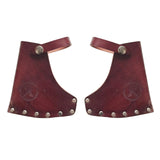 Maxbell 2xPU Leather Axe Hatchet Blade Cover Axe Head Sheath Case Belt Holster