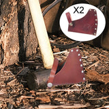 Maxbell 2xPU Leather Axe Hatchet Blade Cover Axe Head Sheath Case Belt Holster