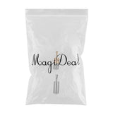 Maxbell Stainless Steel Tube Pendant Necklace/ Hollow Case Capsule for Ashes