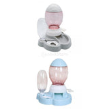 Maxbell Cat Feeder Set No-Spill Gravity Food Dispenser Waterer Feeding Station;