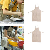 Maxbell 2xPottery Apron Canvas Adult Anti-Fouling Full Cover Anti-Oil Painting