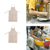 Maxbell 2xPottery Apron Canvas Adult Anti-Fouling Full Cover Anti-Oil Painting