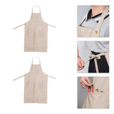 Maxbell 2xPottery Apron Canvas Adult Anti-Fouling Full Cover Anti-Oil Painting