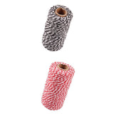 Maxbell 2pcs 328 Feet 100m Cotton Twine String Rope Cord for Crafts